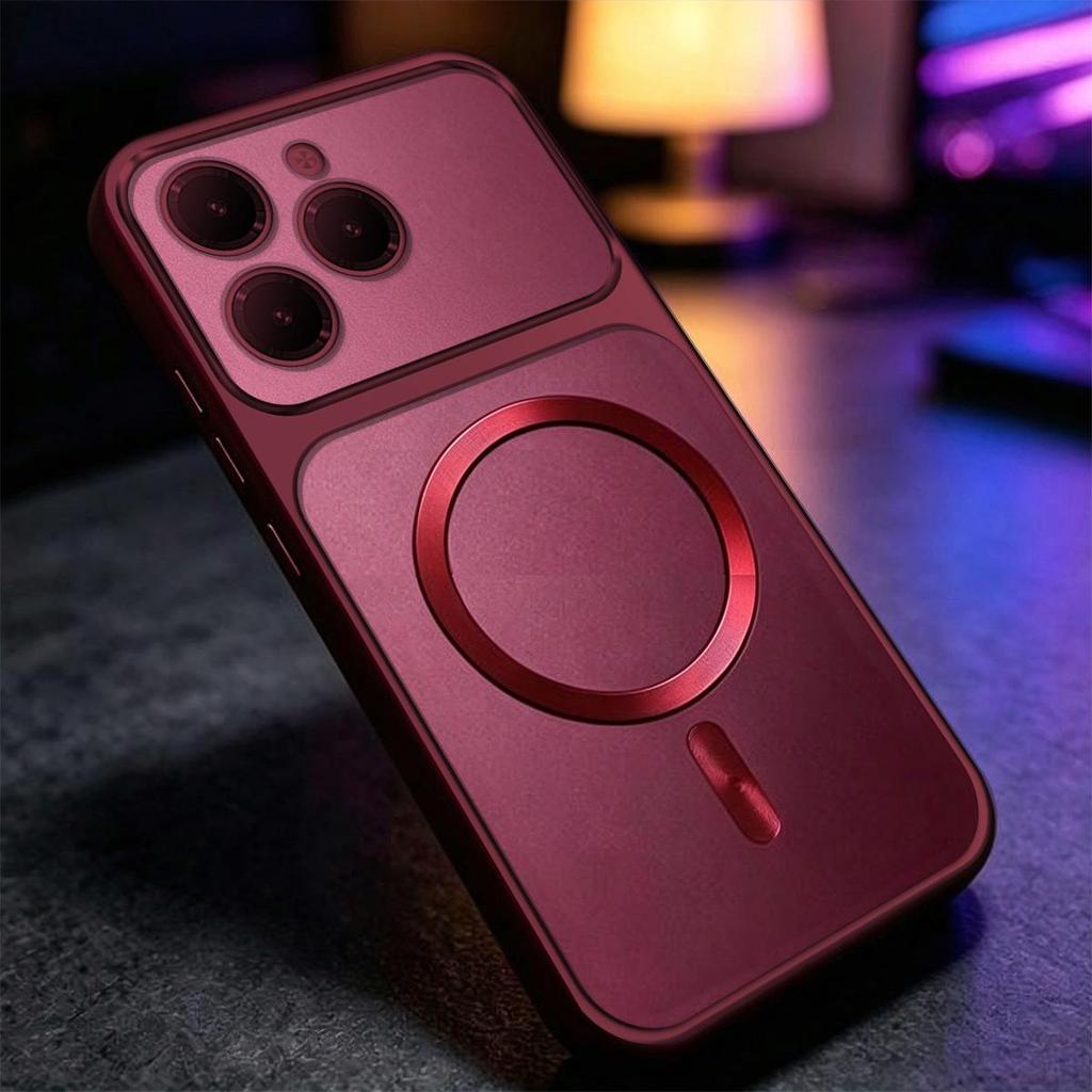 Viral Cyberpunk Magnetic Case for TECNO SPARK 20 Pro infinix HOT 40 CD Texture Ring & Metallic Sheen Cover