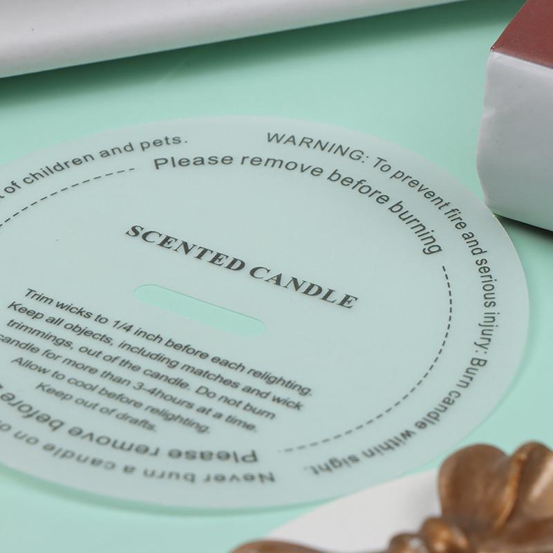 10Pcs Diy Handmade Candle Sticker Cup Labels Dustproof Paper For Scented Candles