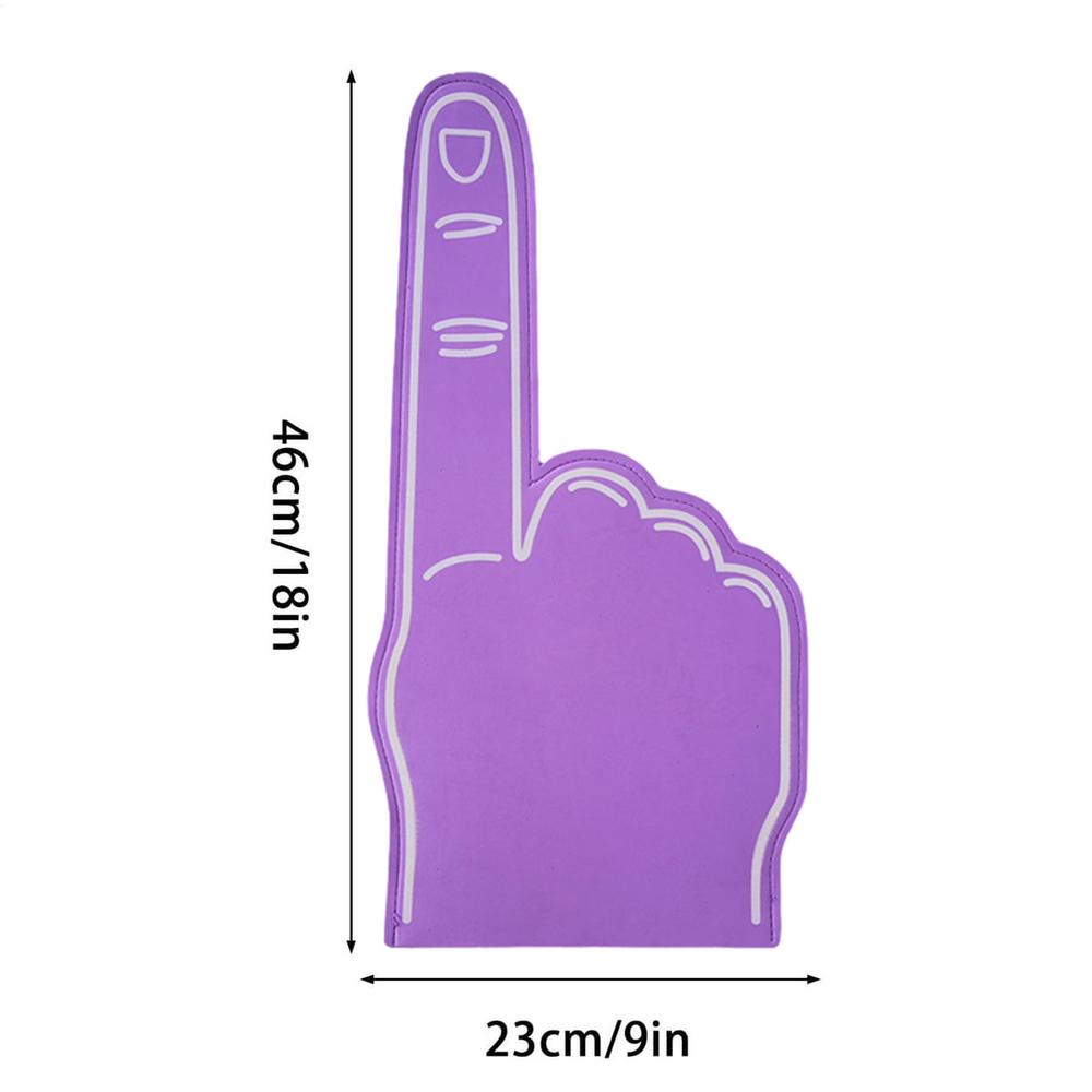 1PC Cheer Up Foam Fingers For Sports Number 1 Cheer On Cheerleading Props Hand Finger Gloves 18 Inch Sports Cheer Fan Finger
