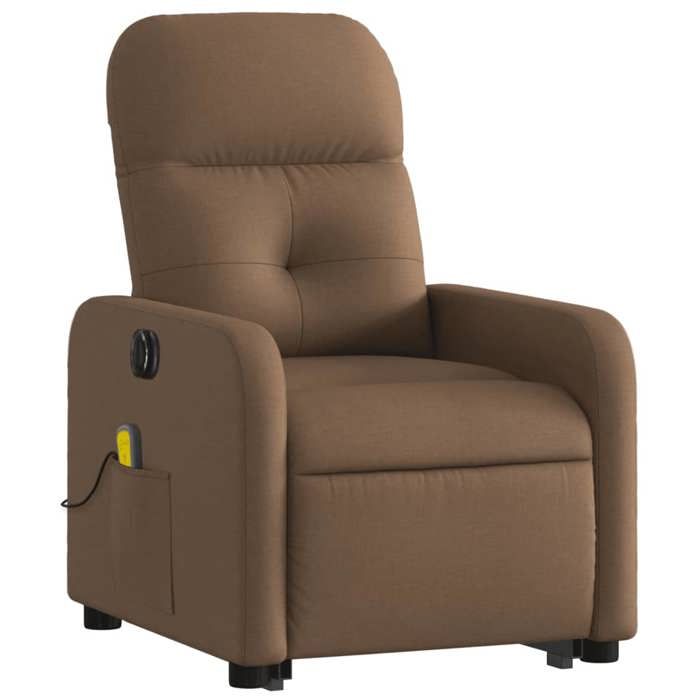 VidaXL Electric Massage Recliner, Relaxation Chair with Adjustable Backrest and Footrest, Salon Seat 3206826