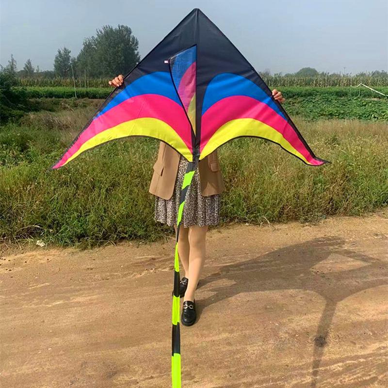 Drachenschwänze mit Griff Outdoor-Spielzeug für Kinder Drachen Nylon Ripstop Albatros-Drachen