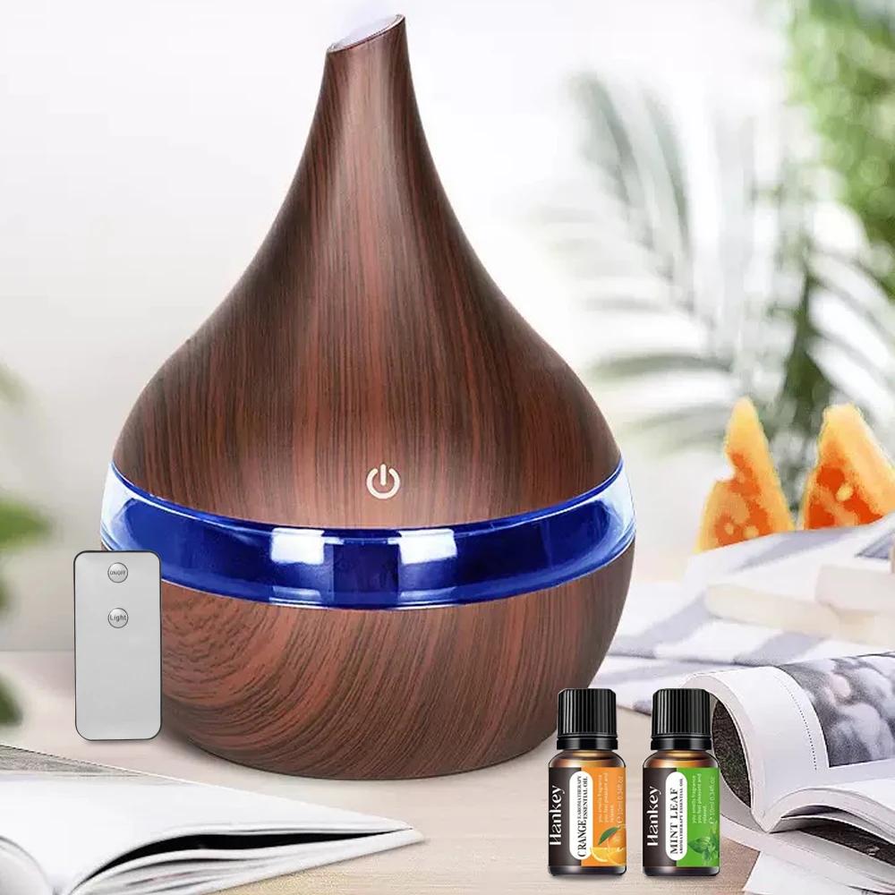 

300ml USB Humidifier with 7 Soothing Light Colors, Remote Perfect for Bedroom, Nursery, or Desk 300ml