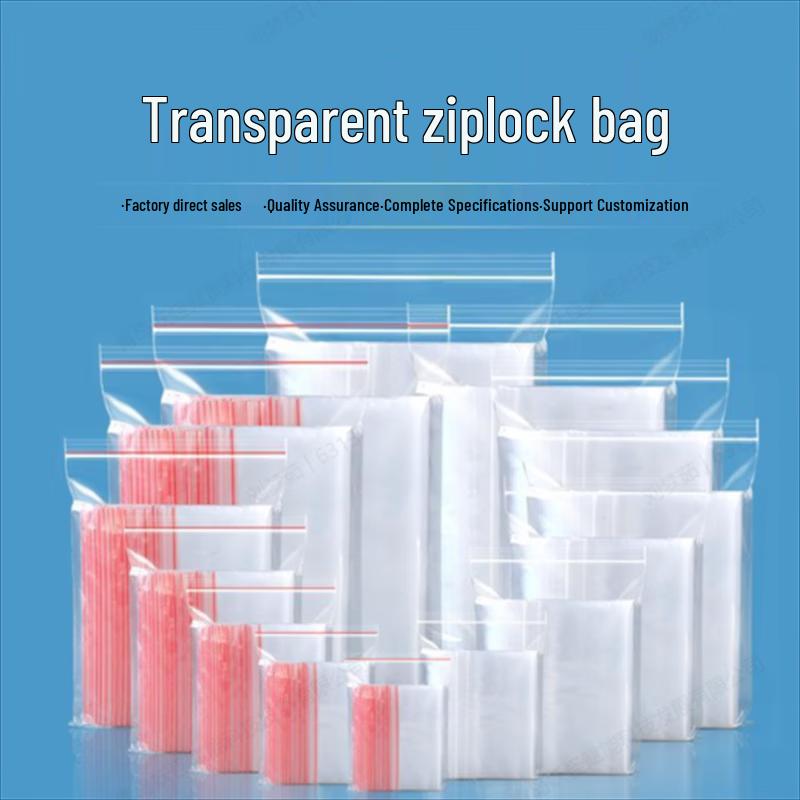 Transparent Resealable Storage Bags