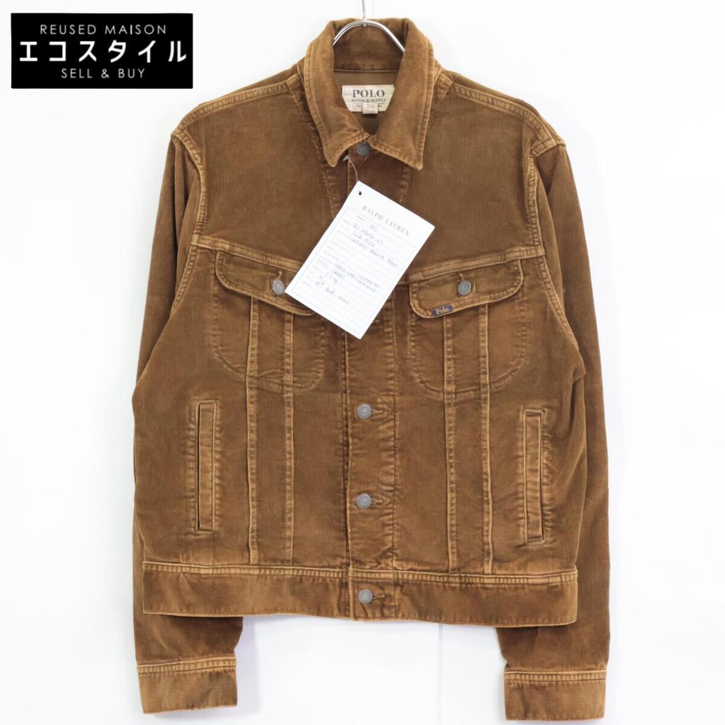 RalphLauren Denim&Supply Brown Corduroy Trucker Jacket Jacket M BrownUsed