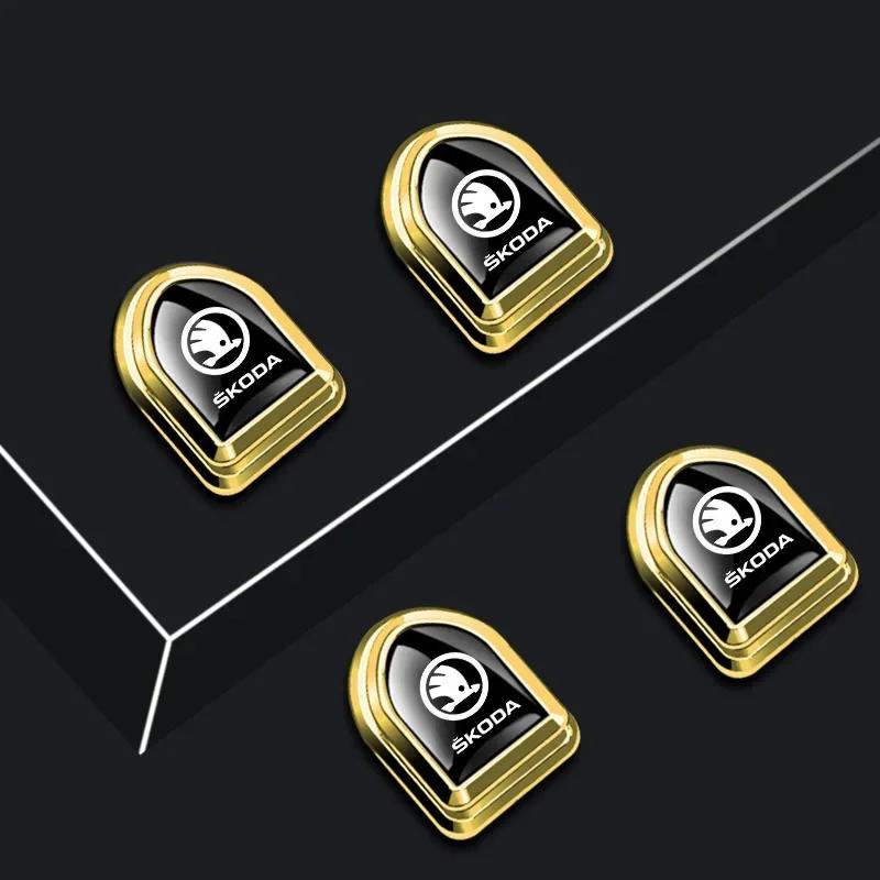 ycpry6 Car Hanging Storage Hooks Stickers for Skoda Rapid VRS Kodia Kamiq Yeti Karoq Fabia 2 Superb Octavia Roomster Scala Accessories