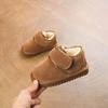 2025 Winter Baby & Kids Cotton Snow Boots: Fleece-Lined Korean Style, Low-Cut, Warm & Trendy for Boys and Girls