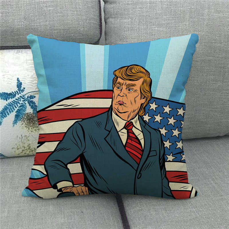 American Flag Declaration Of Independence Digital Printing Short Plush Pillow Covers For Sofa Office Cushion Cover Home Goods