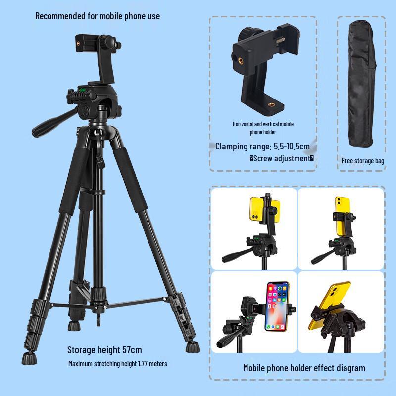 TEXIAN Multi-functional Floor Tripod for Phone & Tablet
