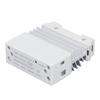 Solid State Relay DC to DC Input 3‑32V Output 5‑220V 10A Rail Single Phase SSR with Heat Sink