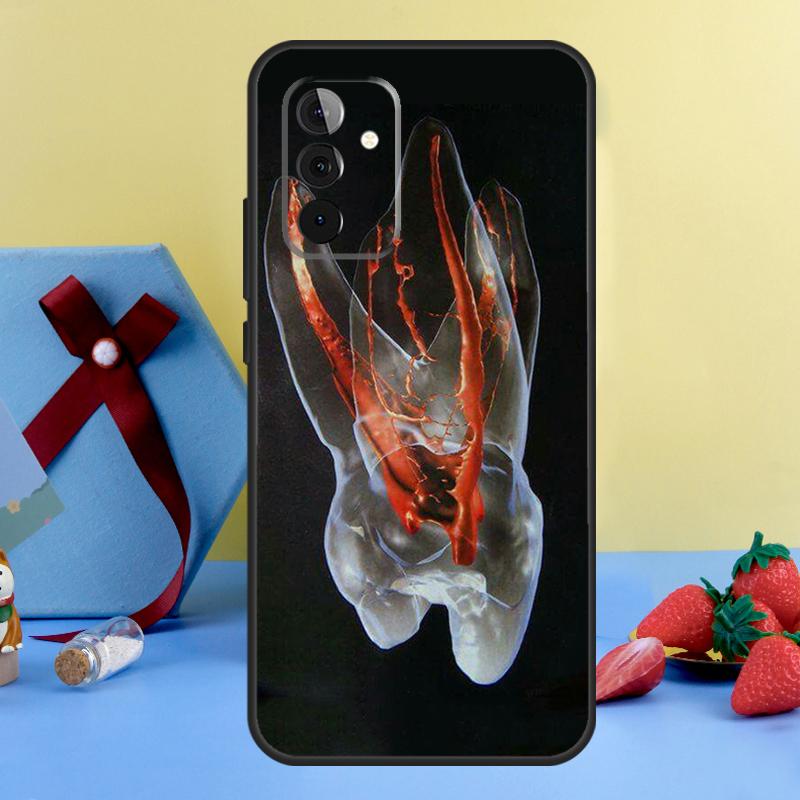 dentist tooth pattern Case For Samsung Galaxy A14 A54 A34 A12 A22 A32 A52 S A51 A71 A13 A23 A33 A53 A15 A25 Cover