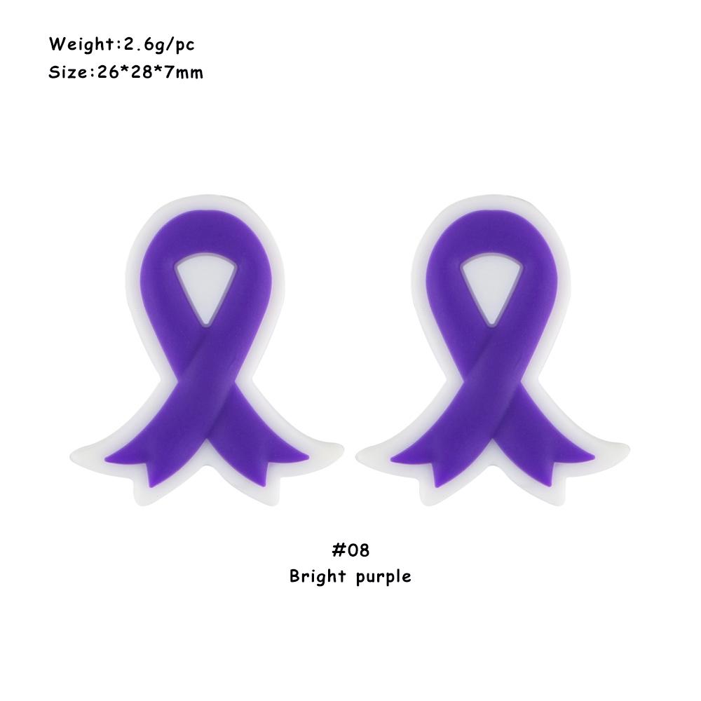 10Pcs Ribbon shape Focal Beads  Uesd For Beaded Pen Keychain Bracelet DIY Jewelry Handmade Accessories