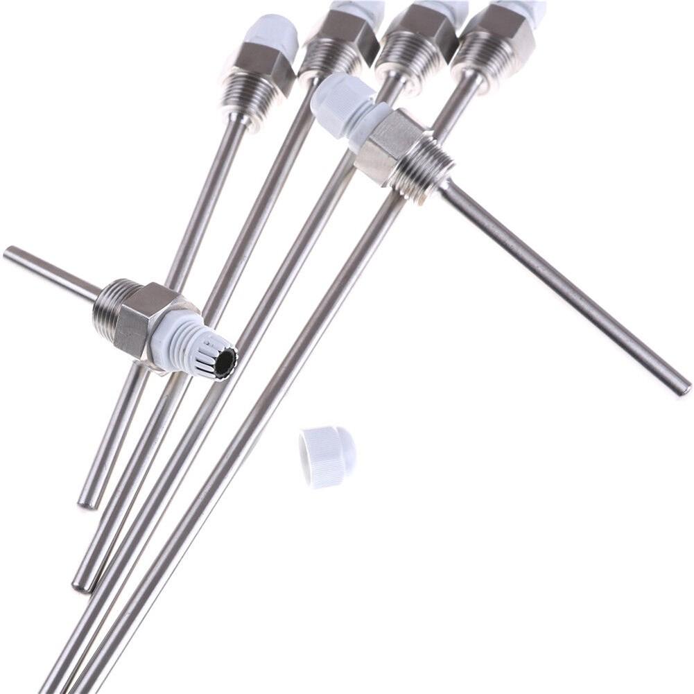 Long lasting Stainless Steel Thermowell 1/2 NPT Threads for Sensor Mounting