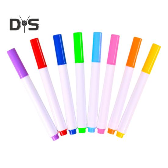 

8/12 шт. Водорастворимые меловые маркеры, светодиодные доски, художественные поделки, плавное нанесение, смелые линии, стираемые чернила, неоновые ручки 8pcs