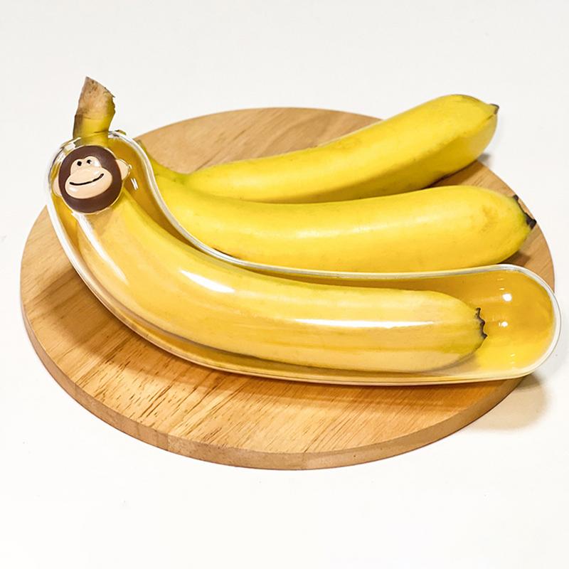 Banana Saver Case Reusable Anti-Squeezing Banana Shaped Food Carrier Pod Fruit Saver For Gym Outgoing Fishing Hiking Picnic