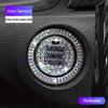 Car One-Button Start Decoration Sticker Ring Switch Button Protection Sticker Cover Interior Button Sticker Crystal Inlaid Universal Product
