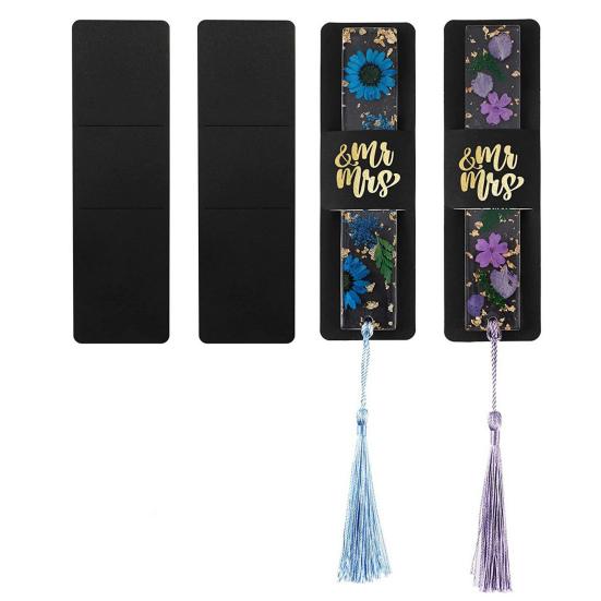 50 Stück DIY-Lesezeichen-Anzeigekarten. Personalisieren Sie Ihre Lesezeichen. Umweltfreundliche Lesezeichenkarten mittlerer Größe