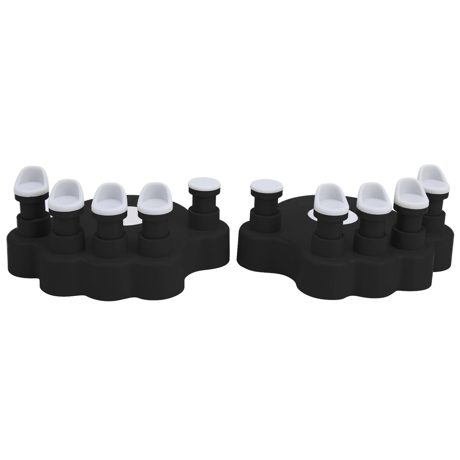 

Solo Piano Finger Training Device Hand Corrector Strength Exerciser Anti Folding Comfort ButtonBlack