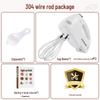 Compact Handheld Electric Blender & Egg Beater for Whipping, Baking, and Kneading Dough.