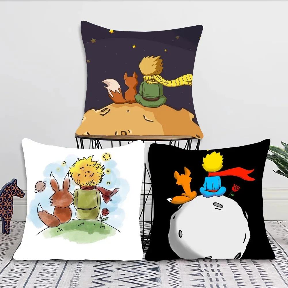 1 szt. Poszewka na poduszkę Mały Książę Skóra Brzoskwiniowa Kwadratowa Sypialnia Sofa Wypoczynek Komfortowa Poduszka Samochód Salon Dom Dekoracja