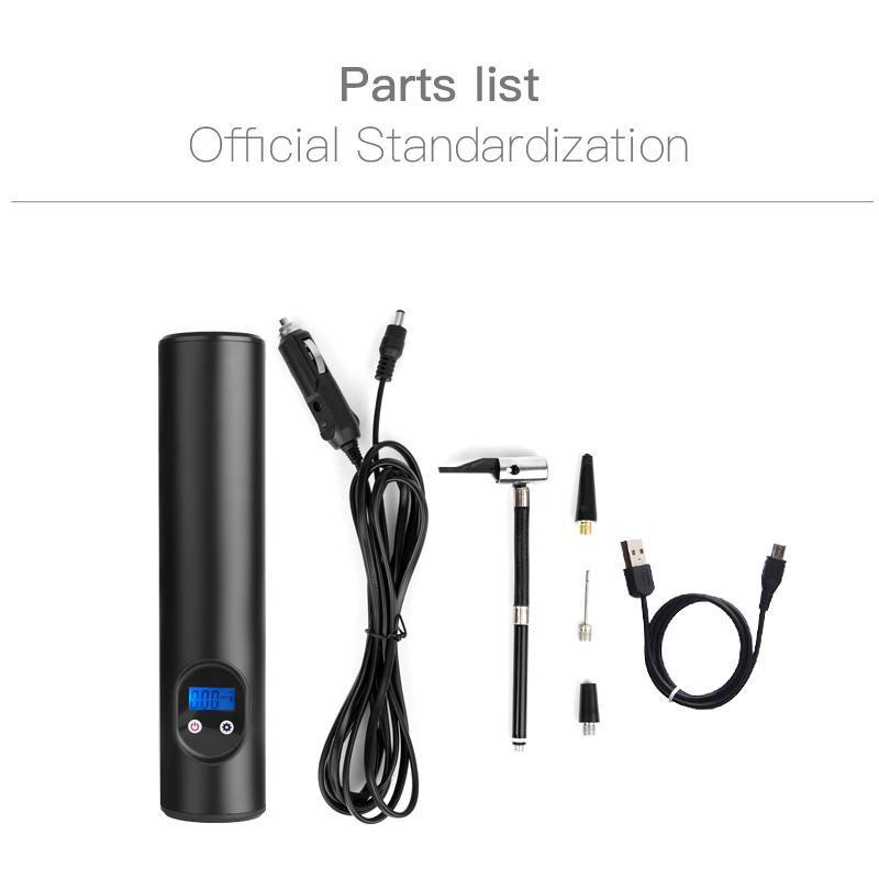 150 PSI Tire Pressure LCD Display Wireless Portable Tire Inflator Air Compressor Electric Air Pump