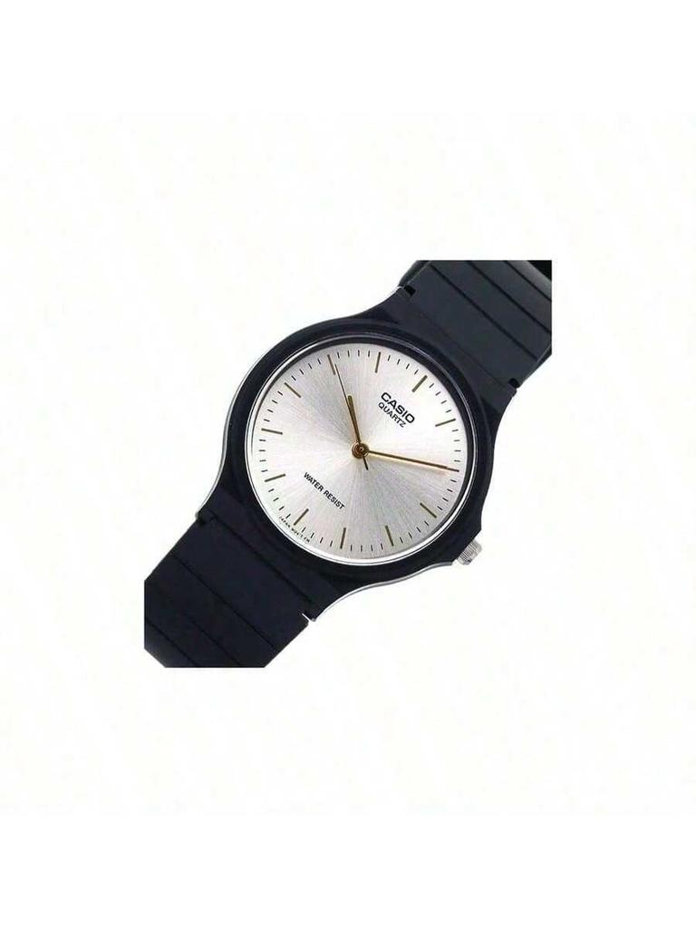 Casio - Silicone Strap, White Dial, Unisex Quartz Watch MW-240-7E