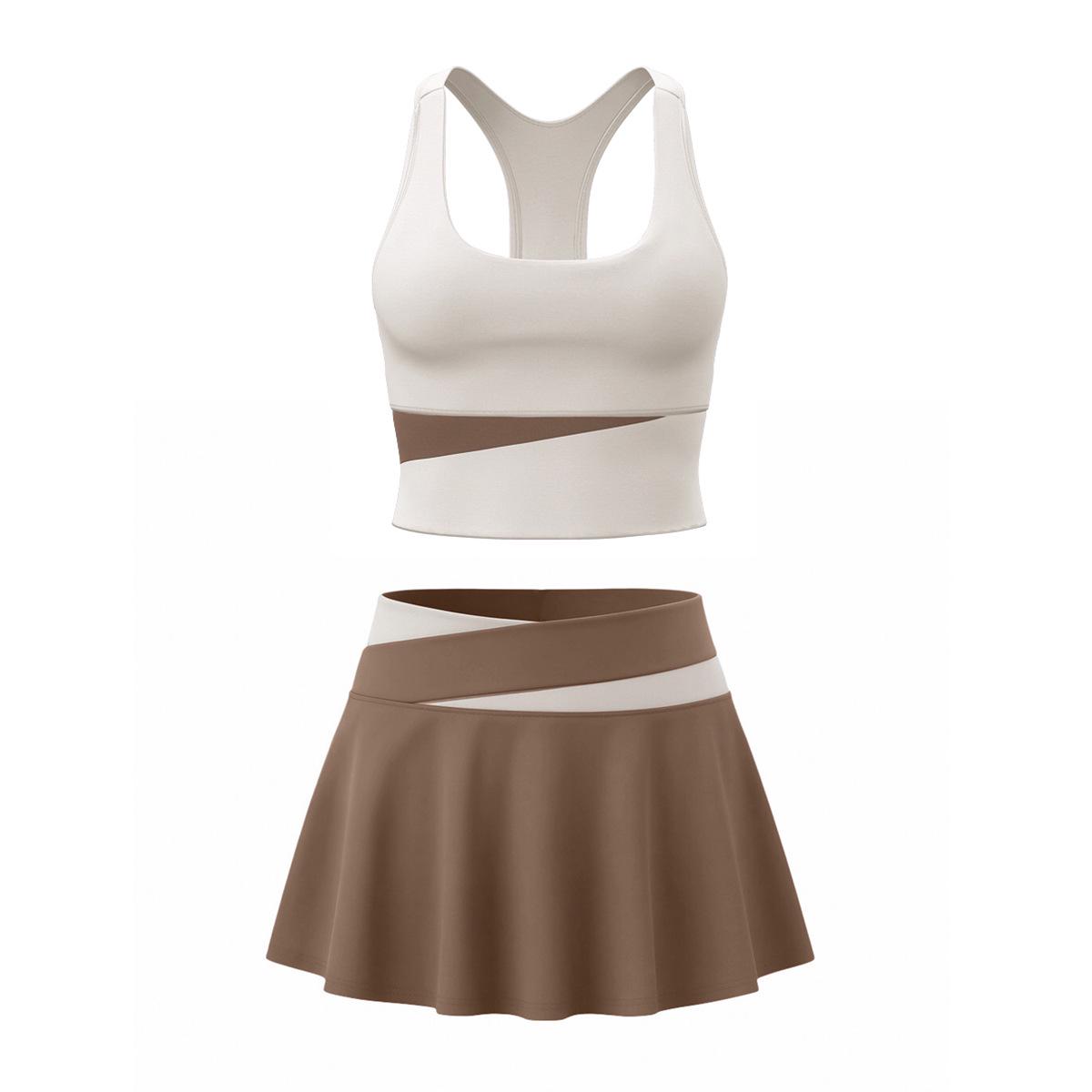 Women s Quick-Dry High-Waisted Yoga Skort with Tummy Control and Shockproof Fit XXL