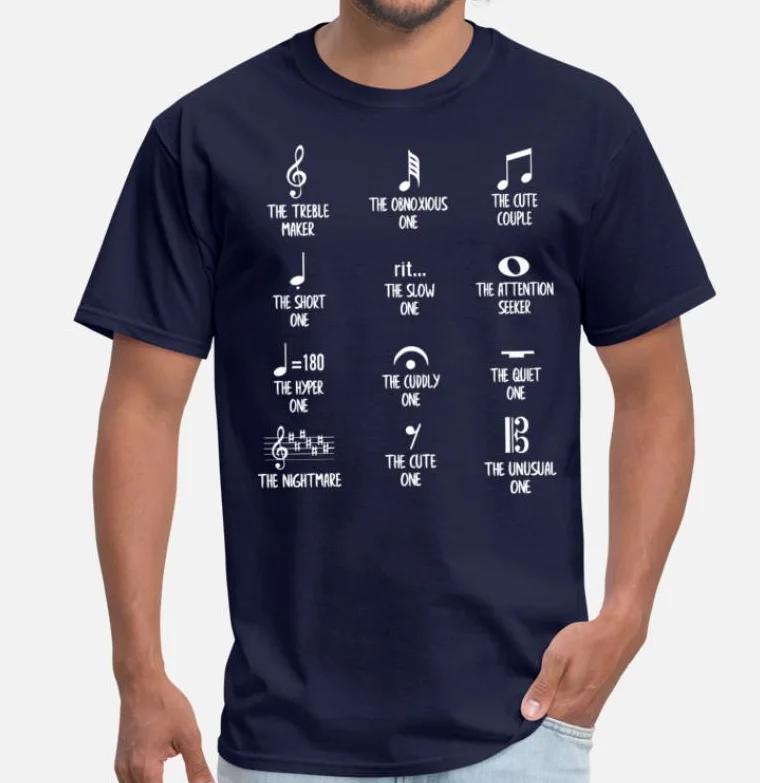 Lustiges Musiksymbol Unisex T-Shirt Sommer Baumwolle Kurzarm Rundhalsausschnitt Unisex T-Shirt Neu S3XL