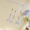 Mermaid Tail Pendant Macaroon Beading Keychain Phone Chain Lanyard Original Anti-Lost Decoration Accessories Gift