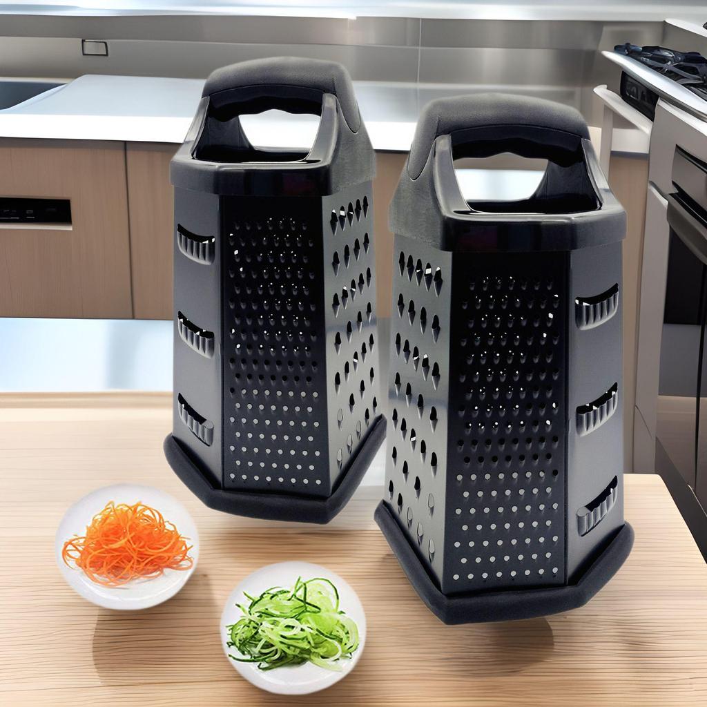 Stainless Steel Multi-functional 6-Sided Vegetable & Cheese Grater