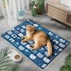 Tapis de Refroidissement pour Animaux de Compagnie Chats & Chiens, Coussin de Couchage Tissu Respirant, Anti-Moisissure & Durable, Tapis Refroidissant Dissipateur de Chaleur pour Animaux