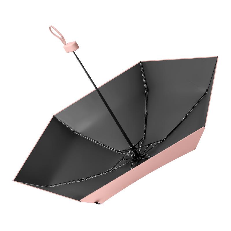 Compact Dual-Use UPF Anti-UV Magic Strap Card Umbrella