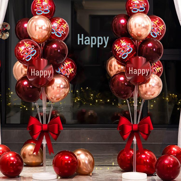 Wedding & Engagement Balloon Decoration Set: Aisle Runner, Room & Column Décor Kit