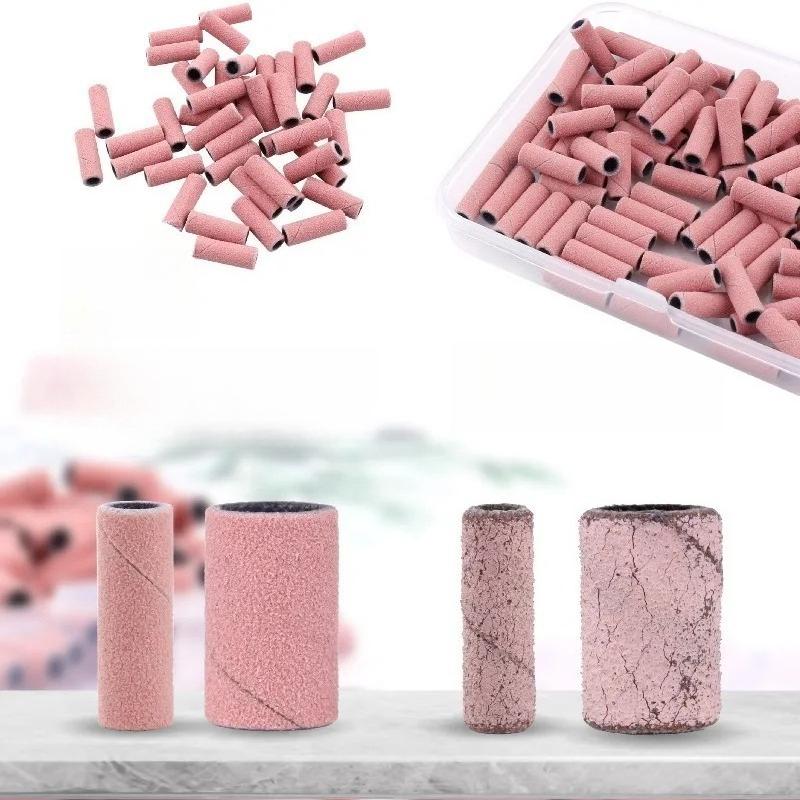 1MM Nail Mini Sanding Ring Bands Nail Art 111/111/181/111 Grit Small Sand Circle Sharp Sand Carving Removal Manicure Tool