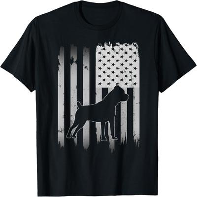 Cane Corso Dog USA American Flag 4th of July Patriotic Gift T-Shirt