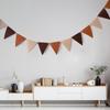 Felt Triangle Birthday Flags for Kids' Room & Party Decoration