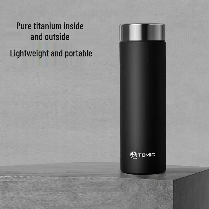 TOMIC Pure Titanium Insulated Travel Mug