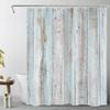 Tenda da Doccia Impermeabile a Strisce Verticali Colorate con 12 Ganci Tenda Decorativa per Bagno per la Privacy