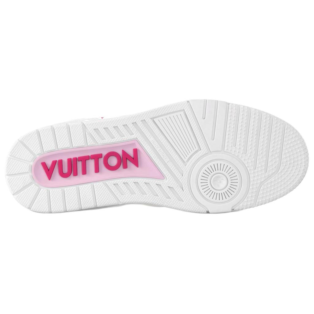 Louis Vuitton X Takashi Murakami Trainer Cherry Blossom Collection Low Top Skateboard Shoes Women's White 1AGZEH