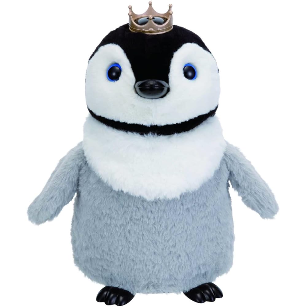 

Iwaya Electric Penguin Plush Toy with Motion Sensor! Roomie-P, ST Mark Certified, Ages 3+, Robot Toy, Battery-Operated Plush Toy