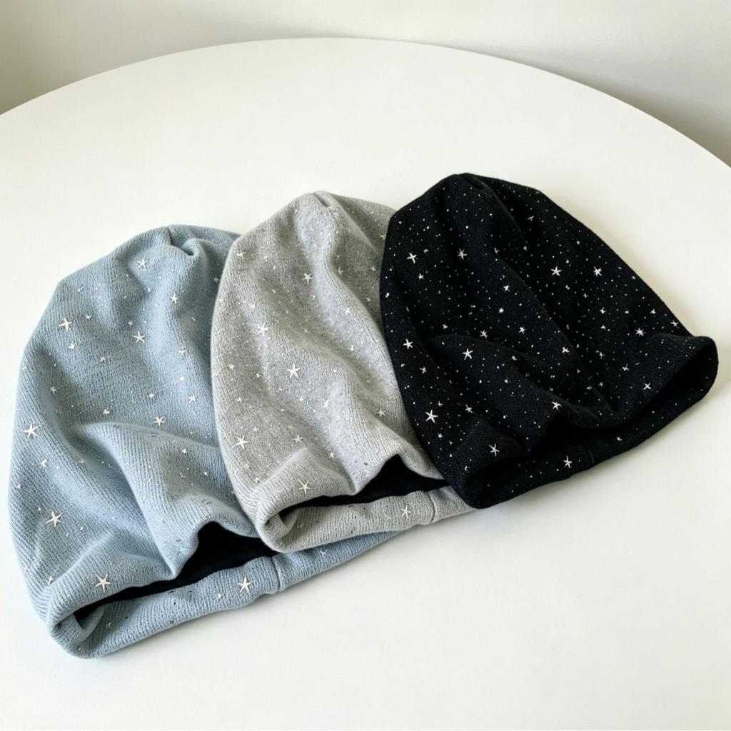 New relaxation star ins wind pile hat women's spring and summer simple face small casual photo niche bag head hat