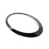 Artudatech 2PCS Gloss Black Headlight Bezel Trim Ring For Mini Cooper F55 F56 F57 14-21