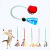 New Cat Interactive Ball Toys Automatic Rolling Ball Faux Tail Rechargeable Smart Pet Electric Toy Cat Training Imitate Mouse