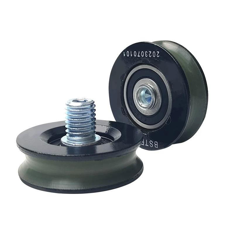 1 Set V Groove Pulley Wheel With Screw Bearing Elevator Door Hanging Wheel S200 K300 6200Rs For Tke