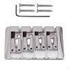 Durable Bass Roller Saddle Bridge Tailpiece for 4 String Electric Accessory