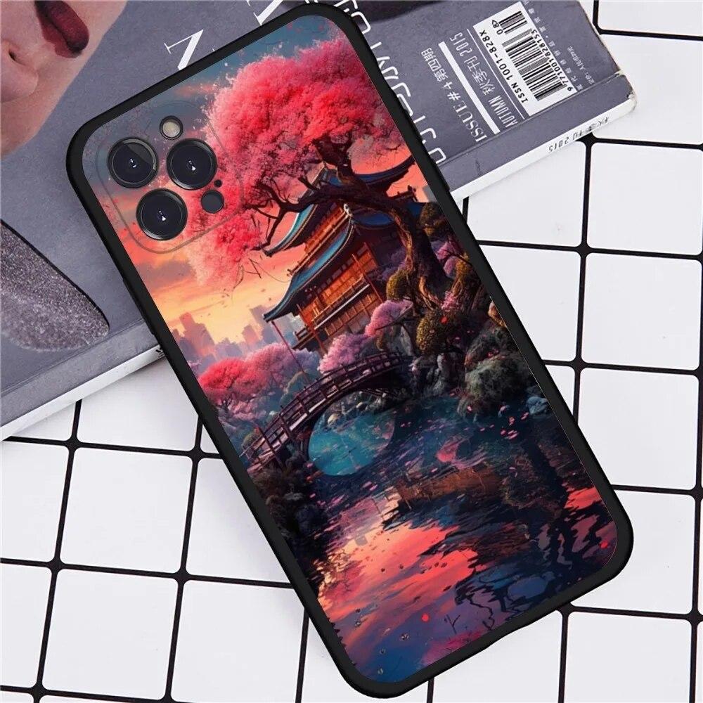 Mount Fuji Landscape Phone Case pro iPhone Samsung Galaxy Redmi Xiaomi Oppo OnePlus Note SA 7 8 9 10 11 12 13 14 20 21 22 23 53 54 Pro Max Plus Ultra