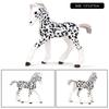 Oenux Grassland Wild Steed Farm Animal Small Horse Model Action Figures PVC Home Decoration Figurines Collection Toy Kid Gift