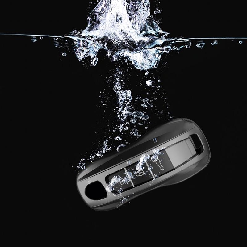 Für Porsche Für Panamera Cayenne Cayman Macan Boxster 911 9ya 971 Schalenschutz Weiche TPU Fernbedienung Auto Schlüsselhülle Abdeckung