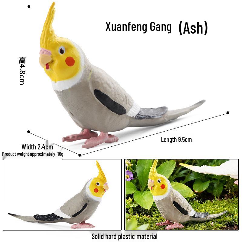 Children's Animal Simulation Toy Set: Eagle, Falcon, Secretary Bird, Owl Figurines