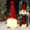 Christmas LED Knit Gnome Hat Ornament - High-End Holiday Party Decoration Gift