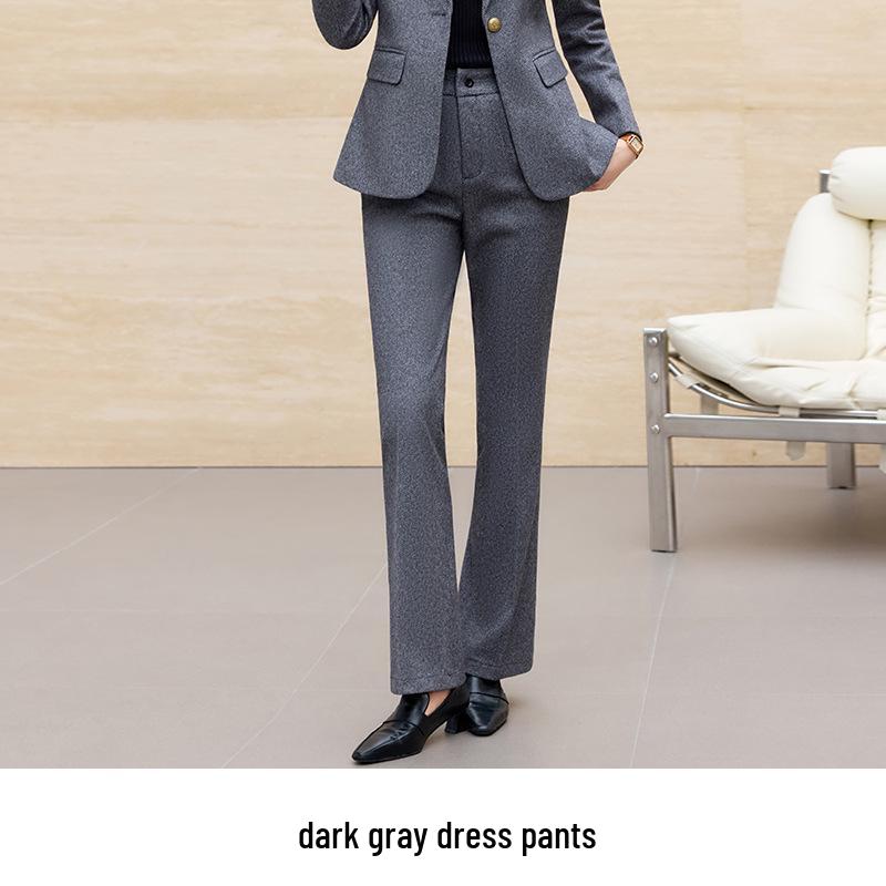Elegant Women s Suit Jacket Set - Stylish Autumn/Winter Commute & Professional Petite Workwear XXXL